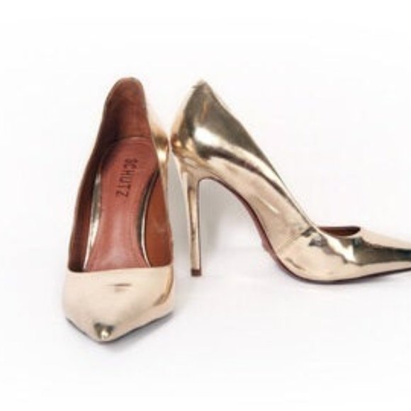 Schutz Gold Pump - Picture 3 of 4